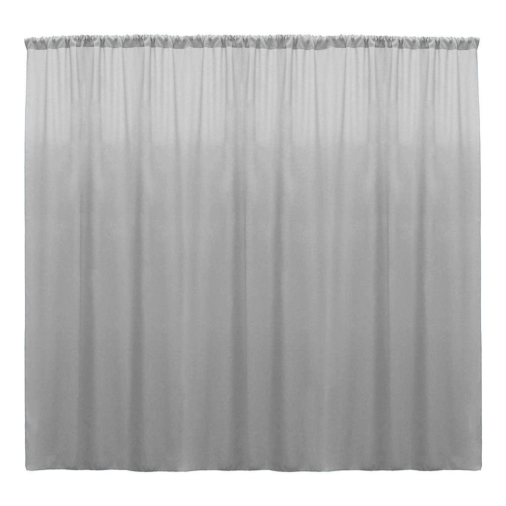 Backdrop Drape Curtain 10 Feet Wide x 20 Feet High, Polyester Poplin SEAMLESS 1 Panel. - New Creations Fabric & Foam Inc