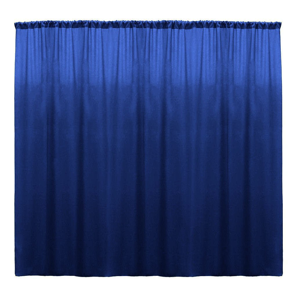 Backdrop Drape Curtain 10 Feet Wide x 6 Feet High, Polyester Poplin SEAMLESS 1 Panel. - New Creations Fabric & Foam Inc