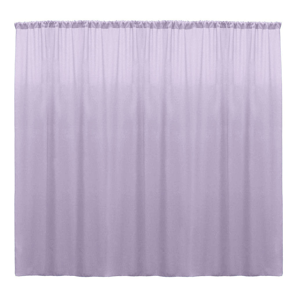 Backdrop Drape Curtain 10 Feet Wide x 6 Feet High, Polyester Poplin SEAMLESS 1 Panel. - New Creations Fabric & Foam Inc