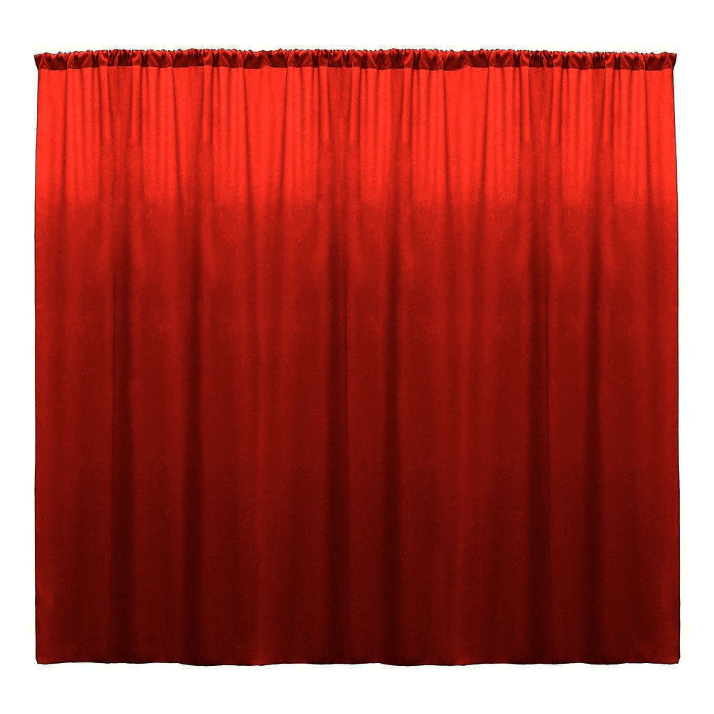 Backdrop Drape Curtain 10 Feet Wide x 6 Feet High, Polyester Poplin SEAMLESS 1 Panel. - New Creations Fabric & Foam Inc