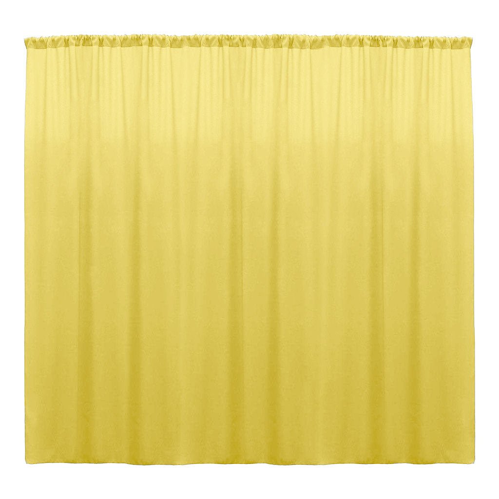 Backdrop Drape Curtain 10 Feet Wide x 6 Feet High, Polyester Poplin SEAMLESS 1 Panel. - New Creations Fabric & Foam Inc