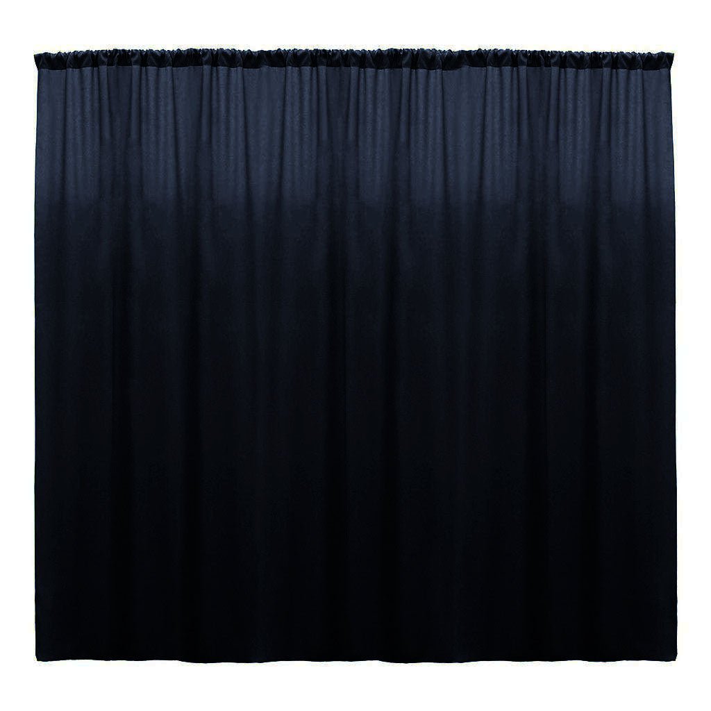 Backdrop Drape Curtain 10 Feet Wide x 6 Feet High, Polyester Poplin SEAMLESS 1 Panel. - New Creations Fabric & Foam Inc