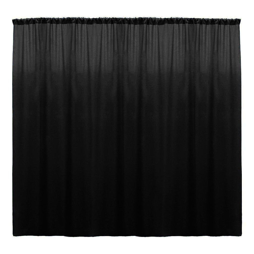 Backdrop Drape Curtain 10 Feet Wide x 6 Feet High, Polyester Poplin SEAMLESS 1 Panel. - New Creations Fabric & Foam Inc