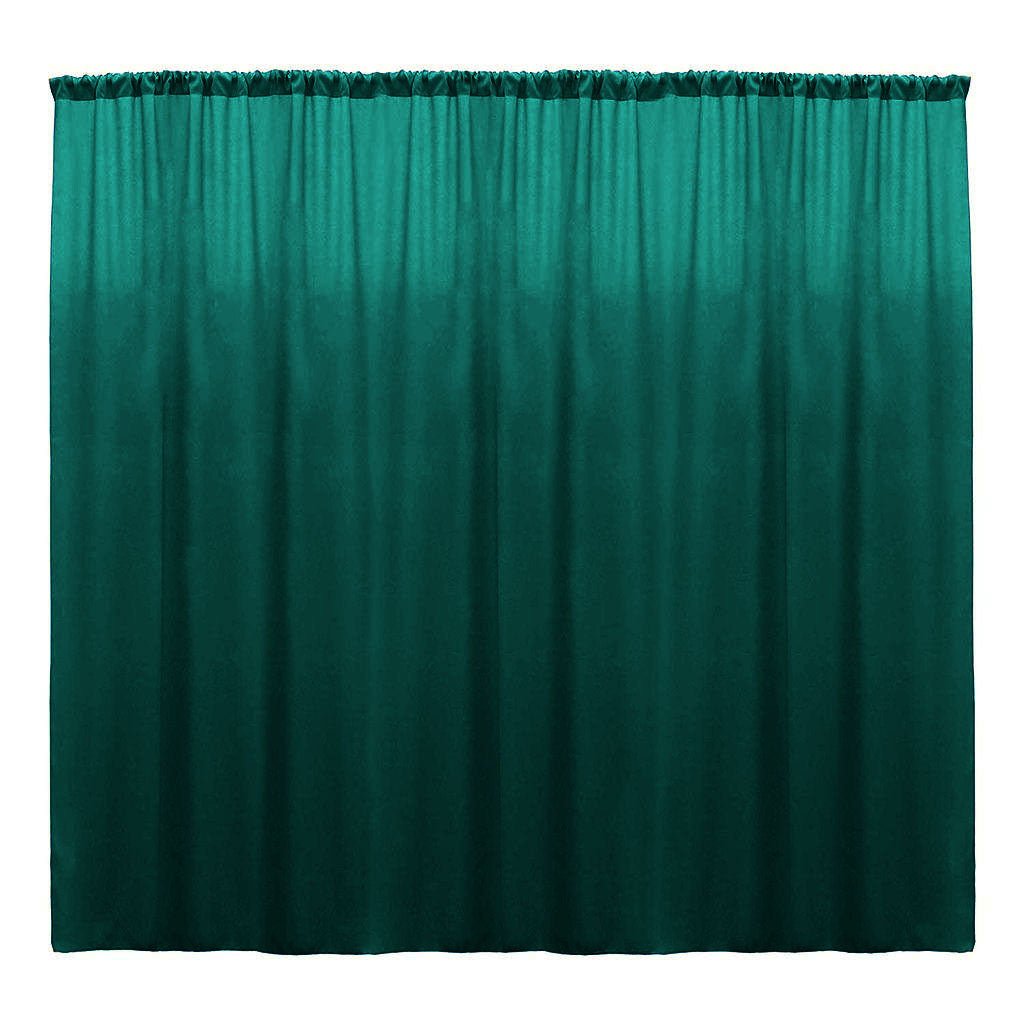 Backdrop Drape Curtain 10 Feet Wide x 6 Feet High, Polyester Poplin SEAMLESS 1 Panel. - New Creations Fabric & Foam Inc