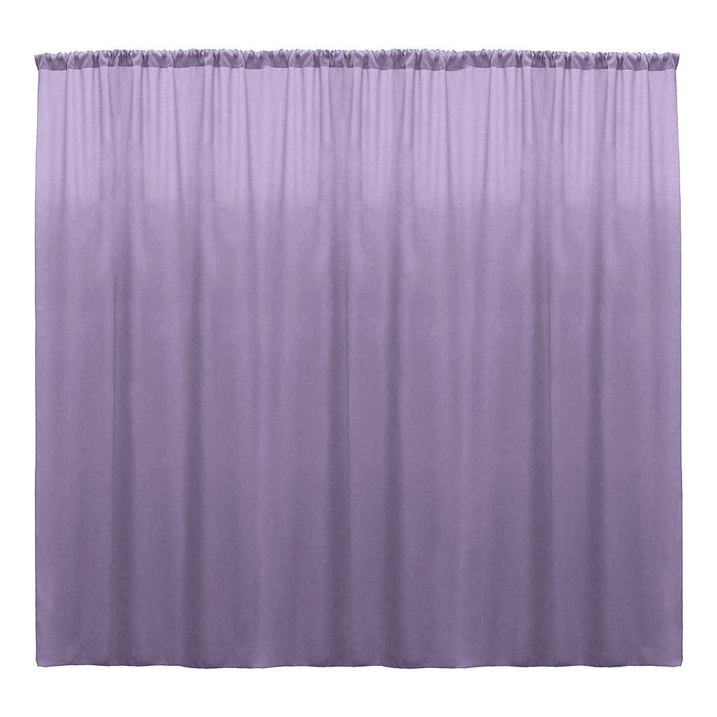 Backdrop Drape Curtain 10 Feet Wide x 9 Feet High, Polyester Poplin SEAMLESS 1 Panel. - New Creations Fabric & Foam Inc