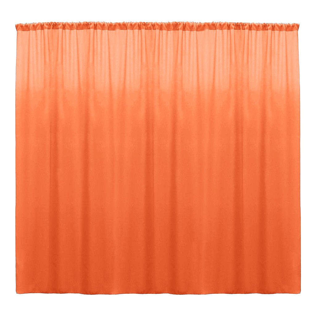 Backdrop Drape Curtain 10 Feet Wide x 9 Feet High, Polyester Poplin SEAMLESS 1 Panel. - New Creations Fabric & Foam Inc