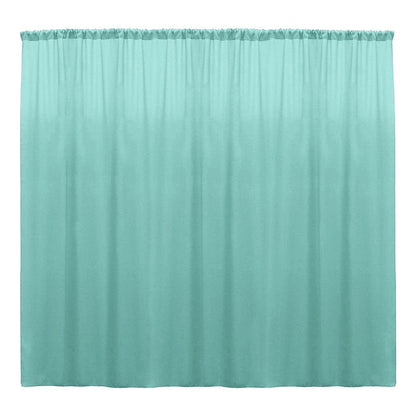 Backdrop Drape Curtain 10 Feet Wide x 9 Feet High, Polyester Poplin SEAMLESS 1 Panel. - New Creations Fabric & Foam Inc