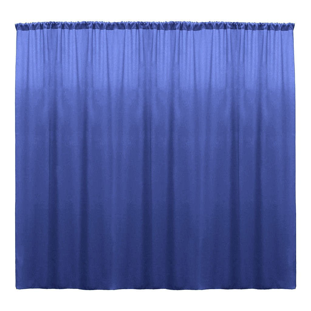 Backdrop Drape Curtain 10 Feet Wide x 9 Feet High, Polyester Poplin SEAMLESS 1 Panel. - New Creations Fabric & Foam Inc