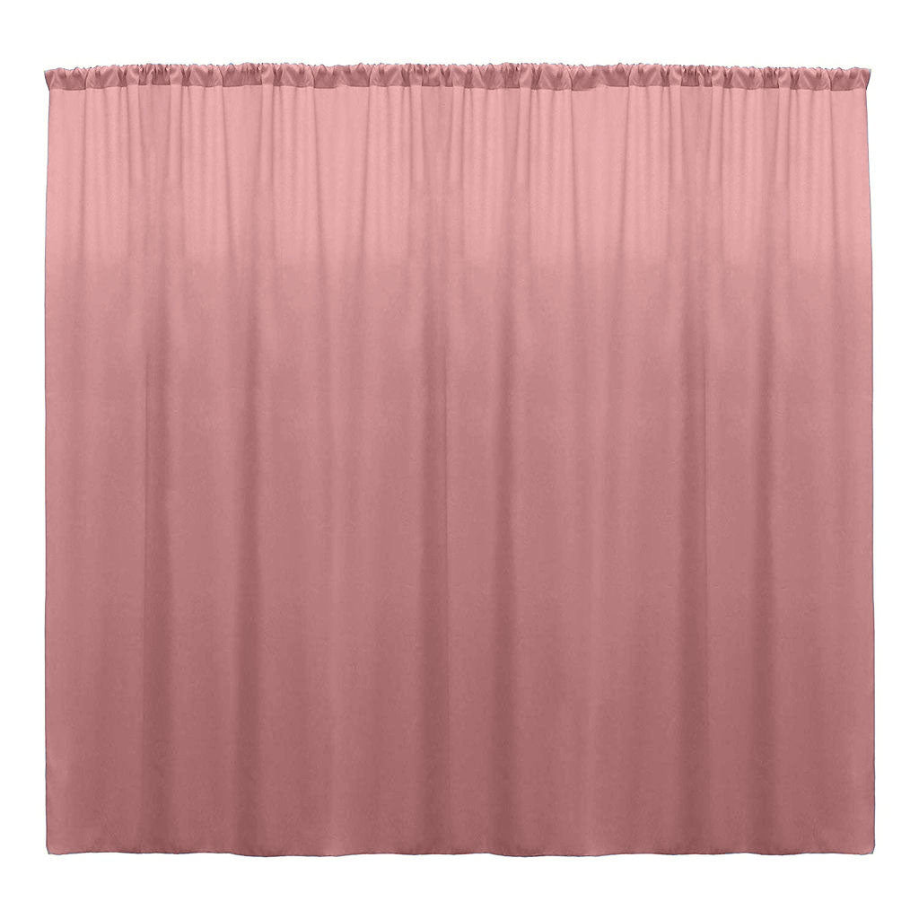 Backdrop Drape Curtain 10 Feet Wide x 9 Feet High, Polyester Poplin SEAMLESS 1 Panel. - New Creations Fabric & Foam Inc