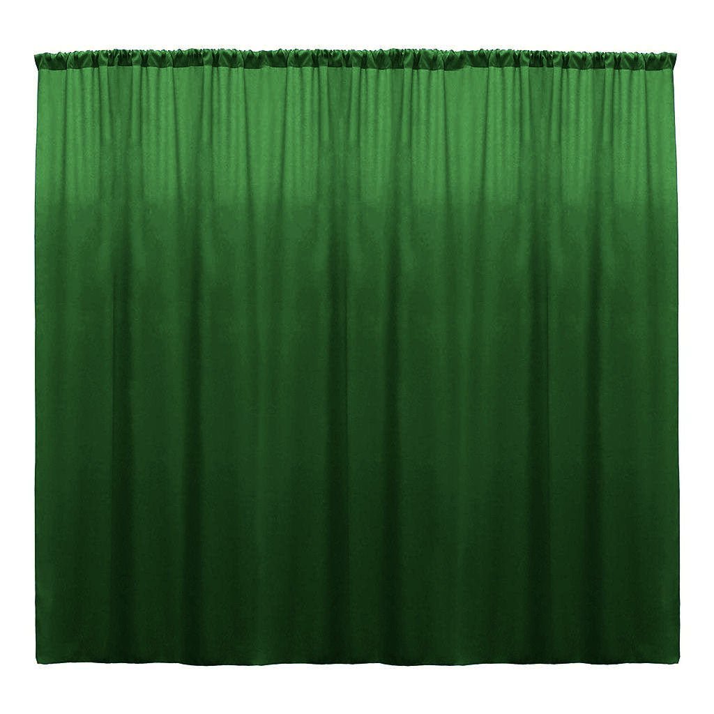 Backdrop Drape Curtain 10 Feet Wide x 9 Feet High, Polyester Poplin SEAMLESS 1 Panel. - New Creations Fabric & Foam Inc