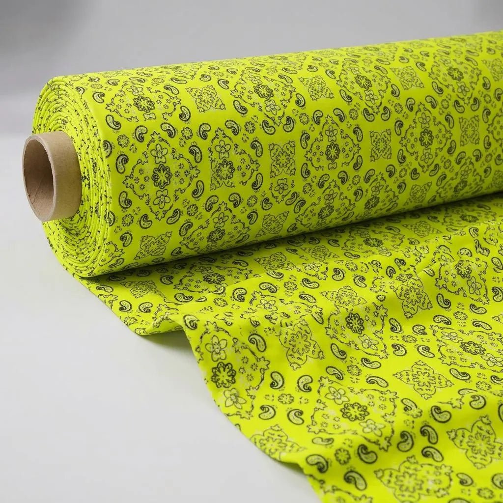 Bandanna Print Nylon Spandex 58" Wide | New Creation Fabric & Foam Inc. - New Creations Fabric & Foam Inc