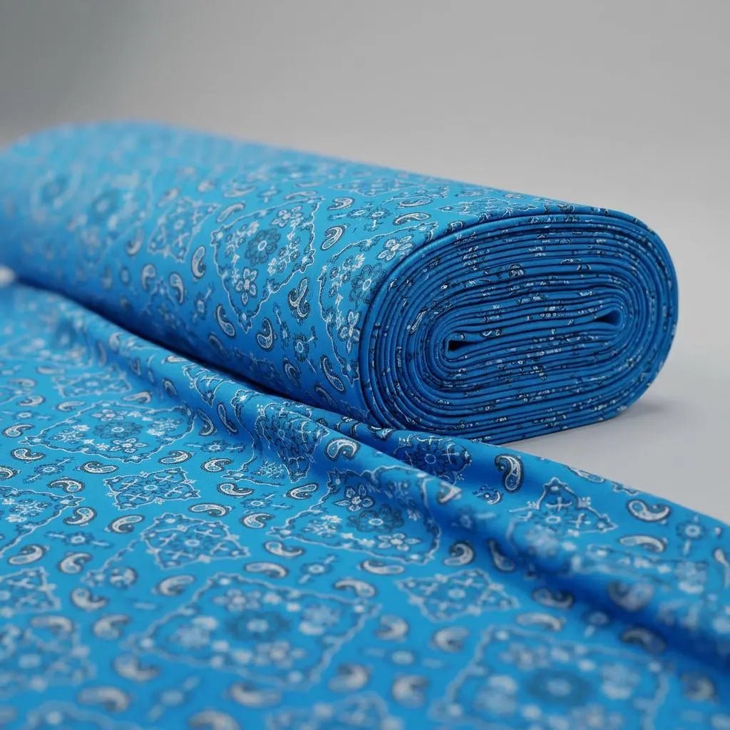 Bandanna Print Nylon Spandex 58" Wide | New Creation Fabric & Foam Inc. - New Creations Fabric & Foam Inc