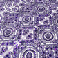 Beaded Lace Fabric, Heavy Embroidered Geometric Design on 58" Mesh - New Creations Fabric & Foam Inc