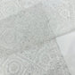 Beaded Lace Fabric, Heavy Embroidered Geometric Design on 58" Mesh - New Creations Fabric & Foam Inc