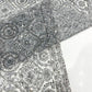Beaded Lace Fabric, Heavy Embroidered Geometric Design on 58" Mesh - New Creations Fabric & Foam Inc