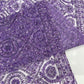 Beaded Lace Fabric, Heavy Embroidered Geometric Design on 58" Mesh - New Creations Fabric & Foam Inc