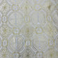 Beige/Gold - SQUARE METALLIC CROSS JACQUARD SATIN - New Creations Fabric & Foam Inc