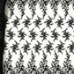 BIG FLORAL DAMASK BEADED MESH LACE FABRIC (By The Yard) - New Creations Fabric & Foam Inc