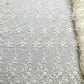 BIG FLORAL DAMASK BEADED MESH LACE FABRIC (By The Yard) - New Creations Fabric & Foam Inc