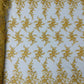 BIG FLORAL DAMASK BEADED MESH LACE FABRIC (By The Yard) - New Creations Fabric & Foam Inc
