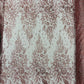 Big Glitter Damask Design On A Mesh Lace Fabric| New Creations Fabric & Foam Inc. - New Creations Fabric & Foam Inc
