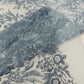Big Glitter Damask Design On A Mesh Lace Fabric| New Creations Fabric & Foam Inc. - New Creations Fabric & Foam Inc