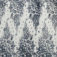 Big Glitter Damask Design On A Mesh Lace Fabric| New Creations Fabric & Foam Inc. - New Creations Fabric & Foam Inc