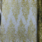 Big Glitter Damask Design On A Mesh Lace Fabric| New Creations Fabric & Foam Inc. - New Creations Fabric & Foam Inc