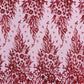 Big Glitter Damask Design On A Mesh Lace Fabric| New Creations Fabric & Foam Inc. - New Creations Fabric & Foam Inc