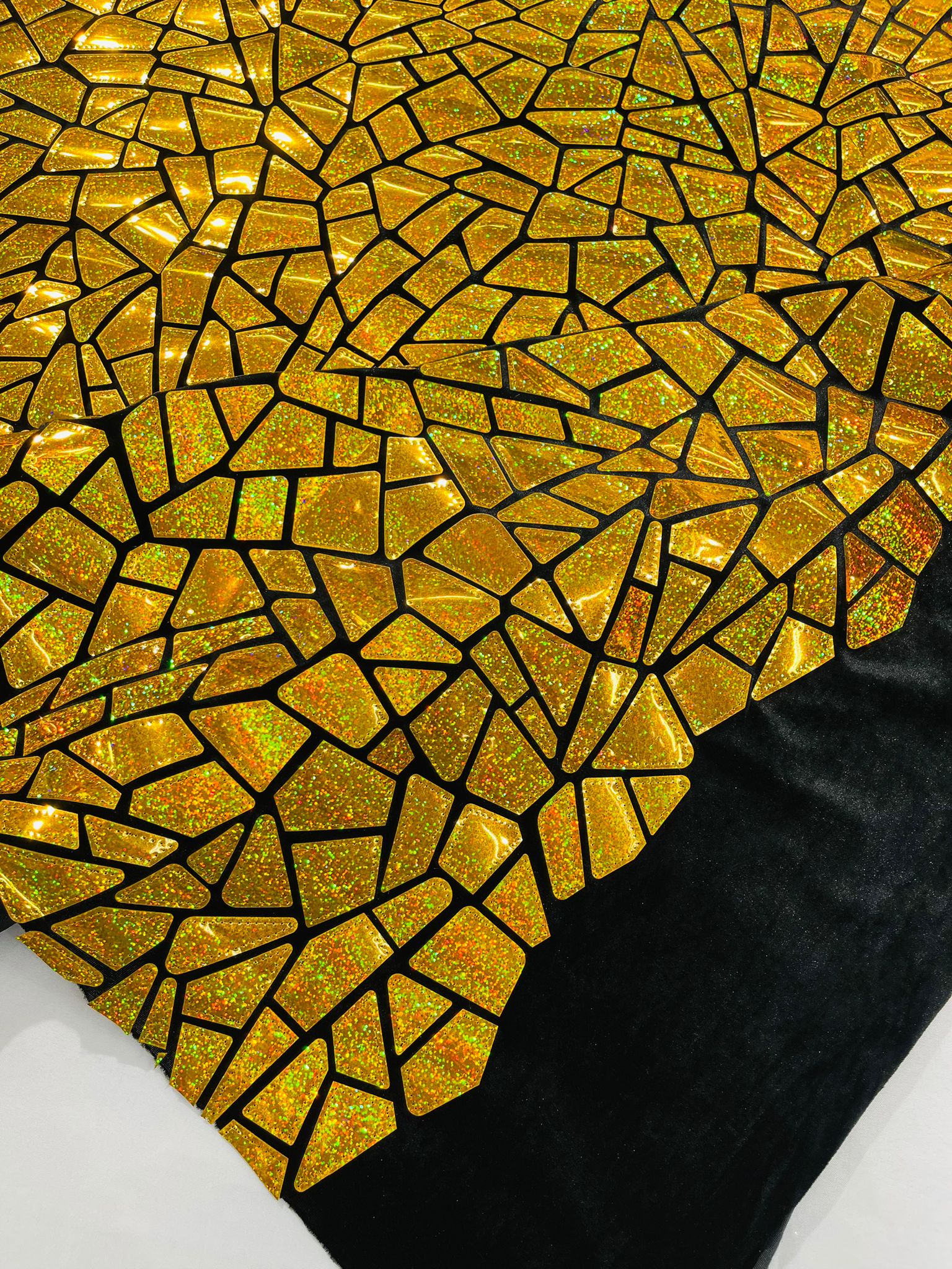 Broken Glass Sequin Velvet 58" Wide| New Creations Fabric & Foam Inc. - New Creations Fabric & Foam Inc