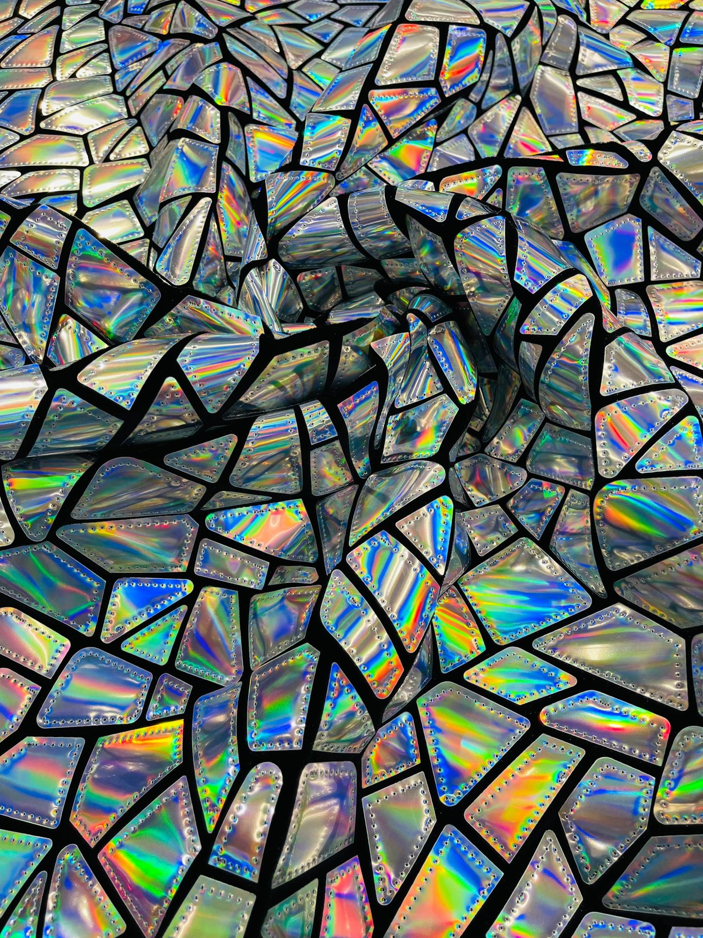 Broken Glass Sequin Velvet 58" Wide| New Creations Fabric & Foam Inc. - New Creations Fabric & Foam Inc