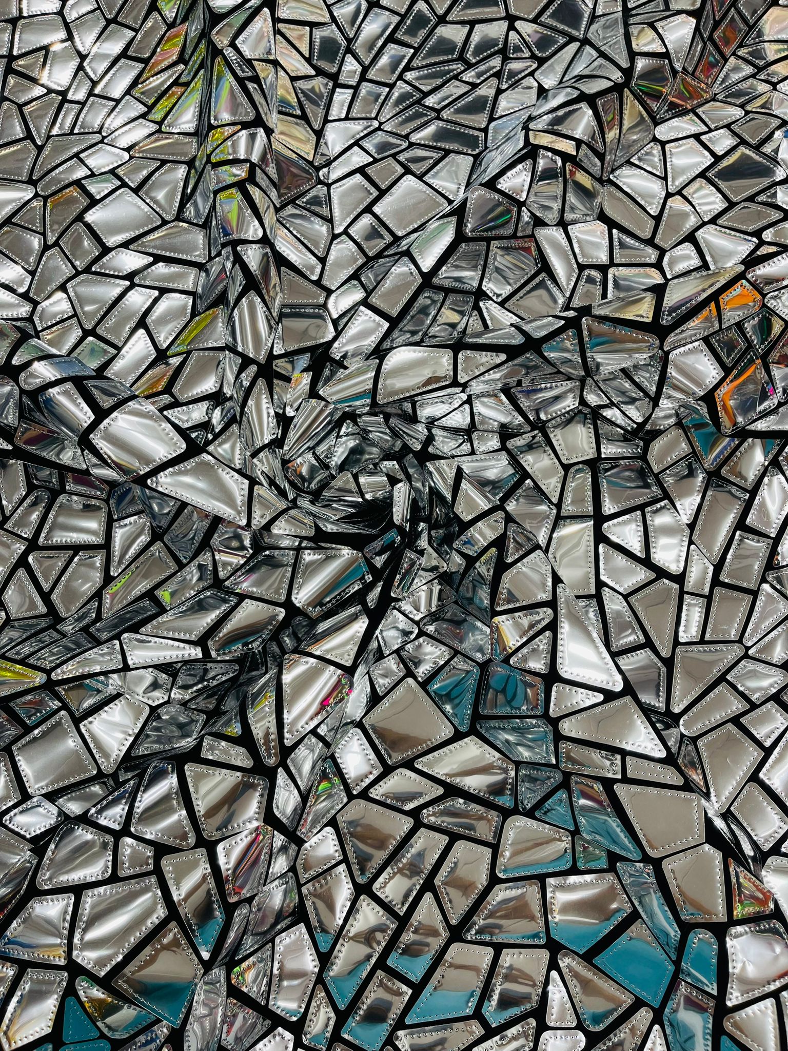 Broken Glass Sequin Velvet 58" Wide| New Creations Fabric & Foam Inc. - New Creations Fabric & Foam Inc