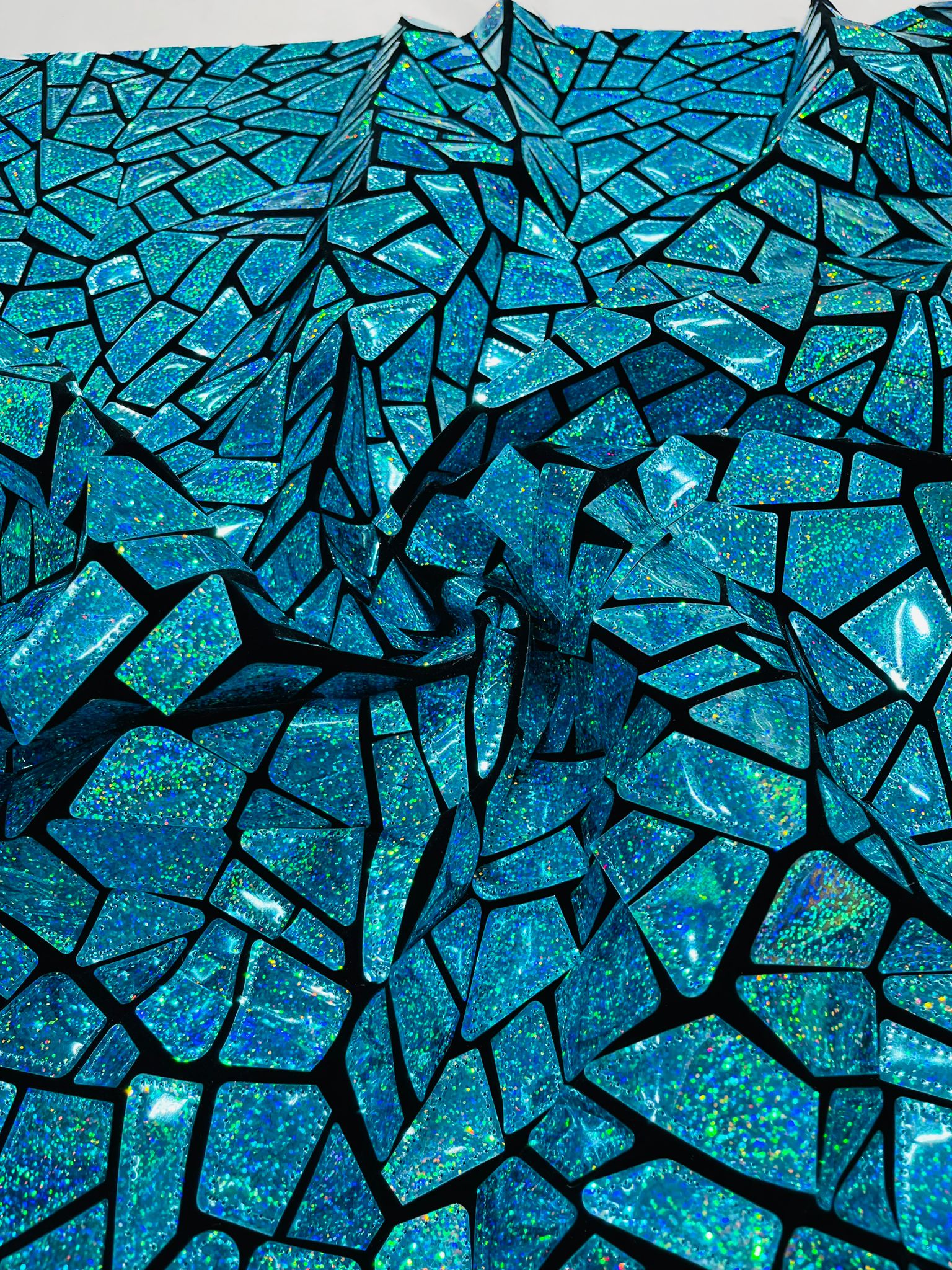Broken Glass Sequin Velvet 58" Wide| New Creations Fabric & Foam Inc. - New Creations Fabric & Foam Inc