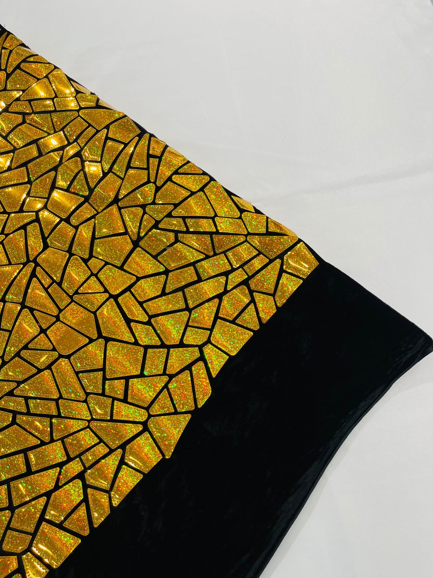Broken Glass Sequin Velvet 58" Wide| New Creations Fabric & Foam Inc. - New Creations Fabric & Foam Inc
