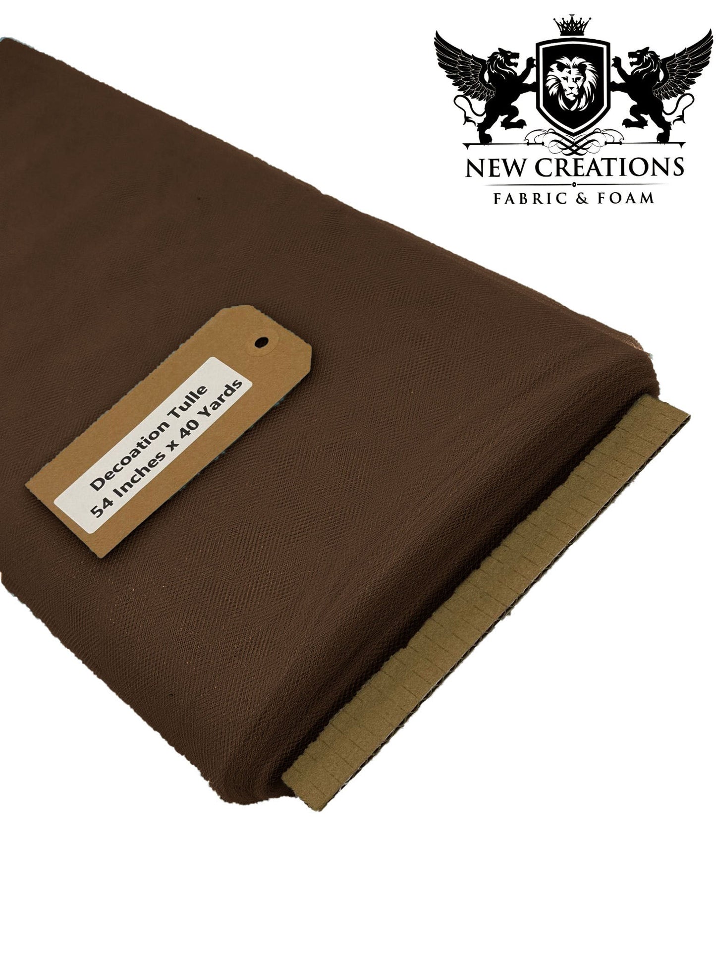 Brown Tutu Fabric Bolt Bridal Party Wedding Decoration, Wholesale Tulle, Party, Tulle Net. - New Creations Fabric & Foam Inc