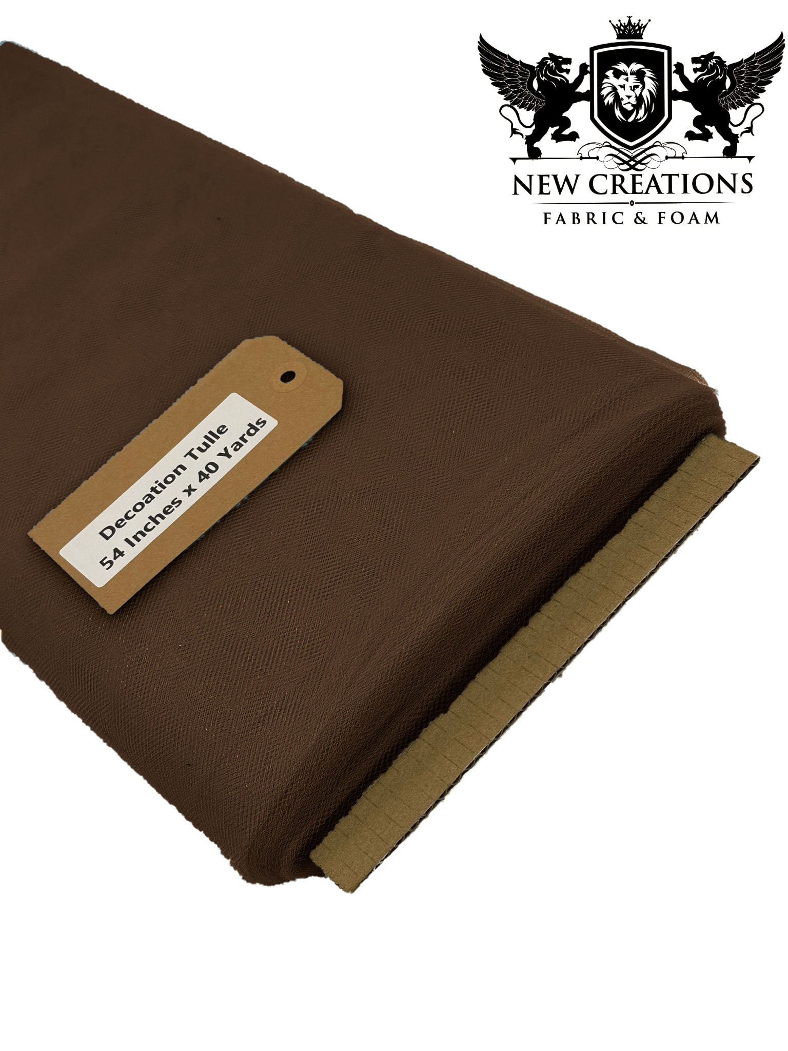 Brown Tutu Fabric Bolt Bridal Party Wedding Decoration, Wholesale Tulle, Party, Tulle Net. - New Creations Fabric & Foam Inc