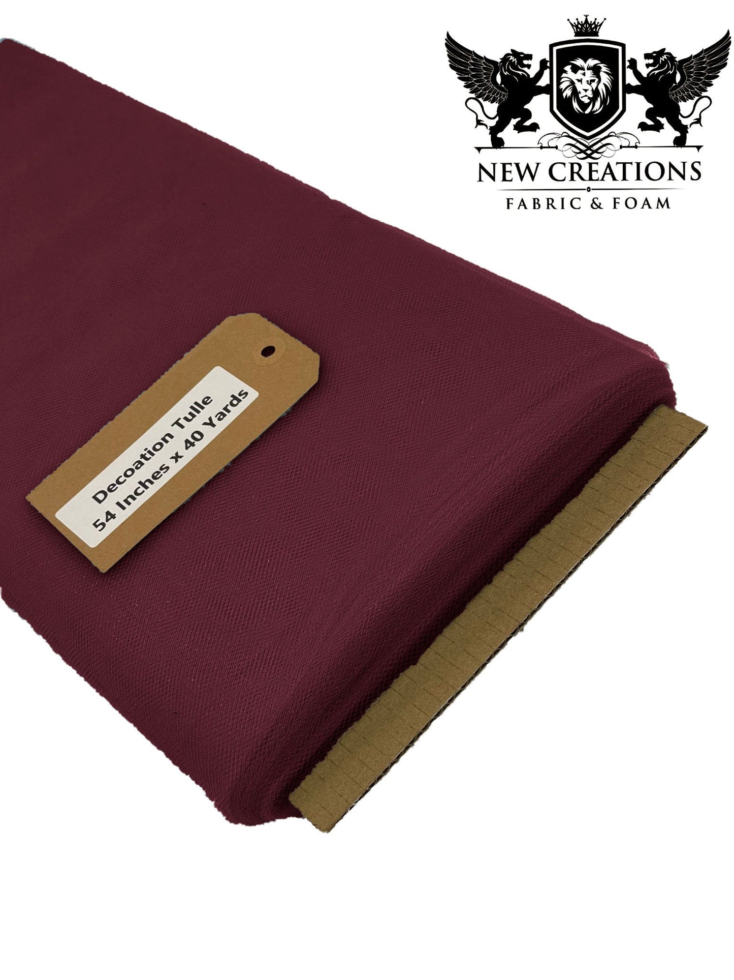 Burgundy Tutu Fabric Bolt Bridal Party Wedding Decoration, Wholesale Tulle, Party, Tulle Net. - New Creations Fabric & Foam Inc