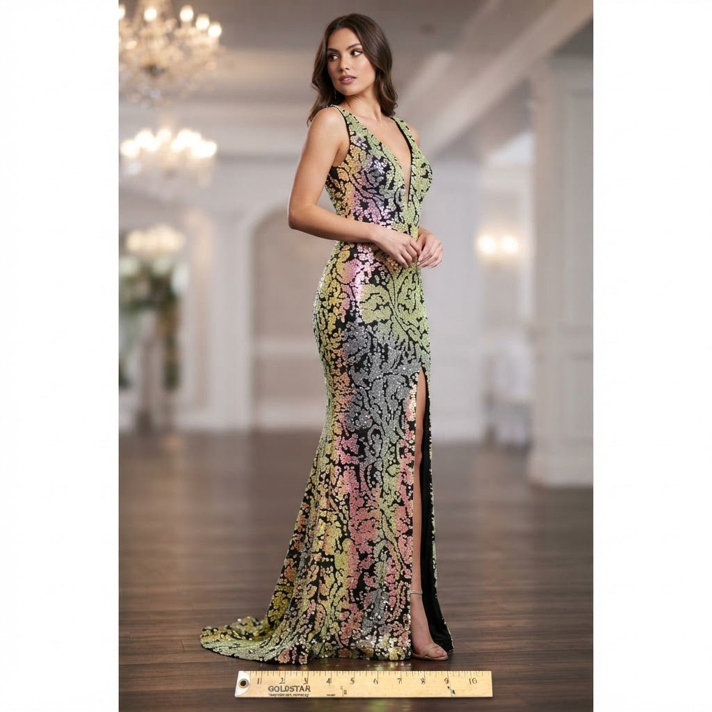 Camo Sequin Stretch Velvet 54" Wide| New Creations Fabric & Foam Inc. - New Creations Fabric & Foam Inc