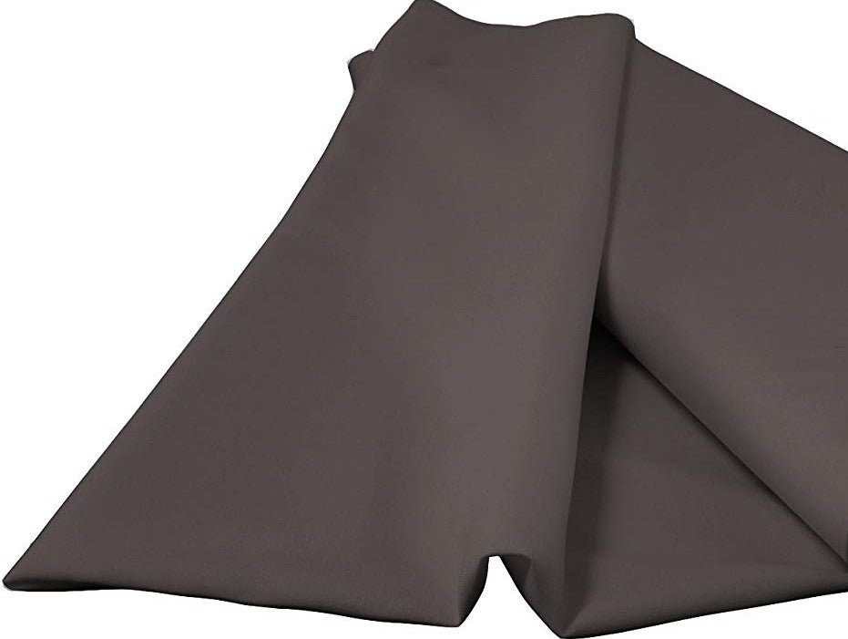 Charcoal 58/59" Wide 100% Premium Woven Polyester Poplin Fabric By The Yard - New Creations Fabric & Foam Inc