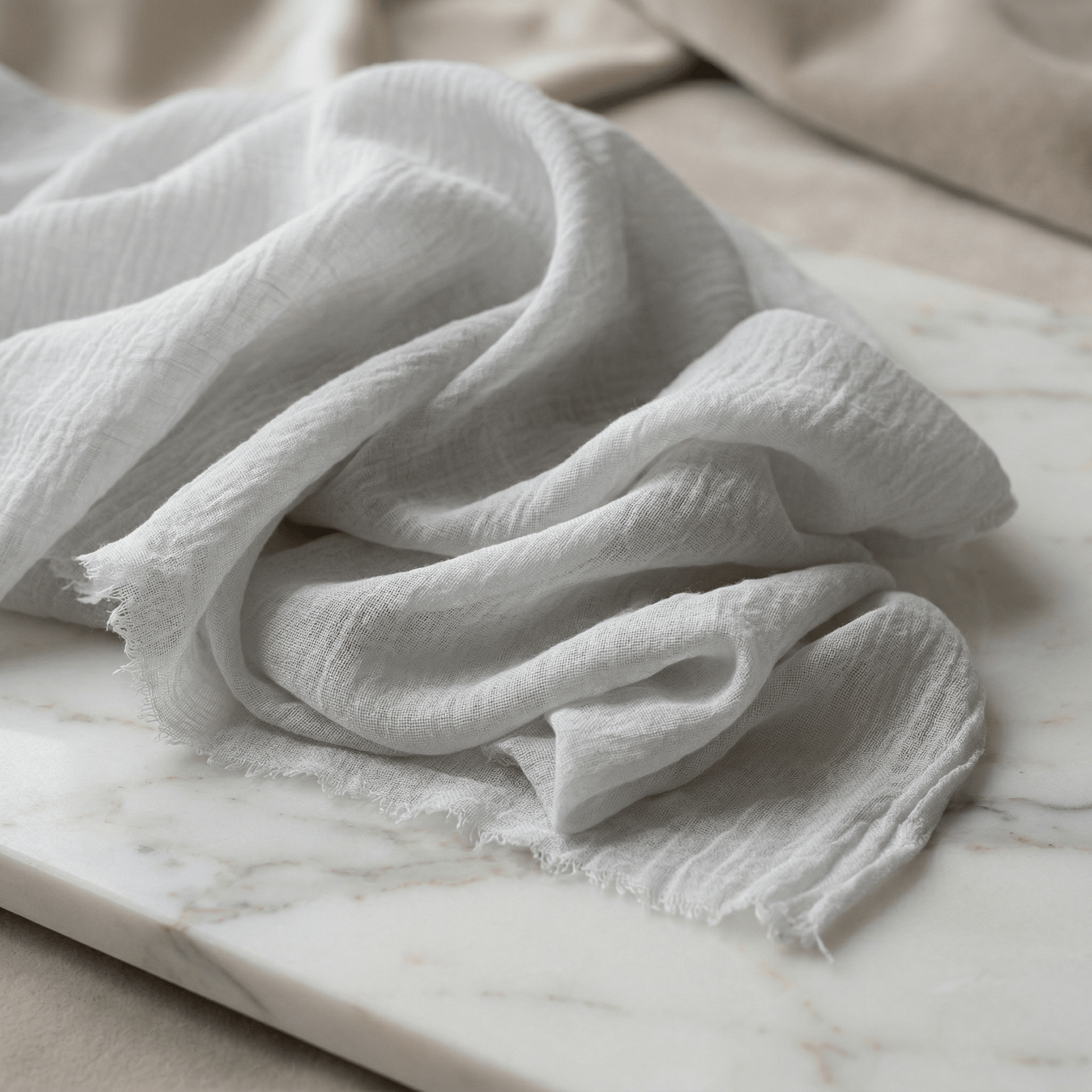 Cheesecloth Cotton Gauze Table Runner 5 Yards (48” Wide) – Sheer Boho Wedding Table Runner, Extra Long Rustic Wedding & Event Table Decor - New Creations Fabric & Foam Inc