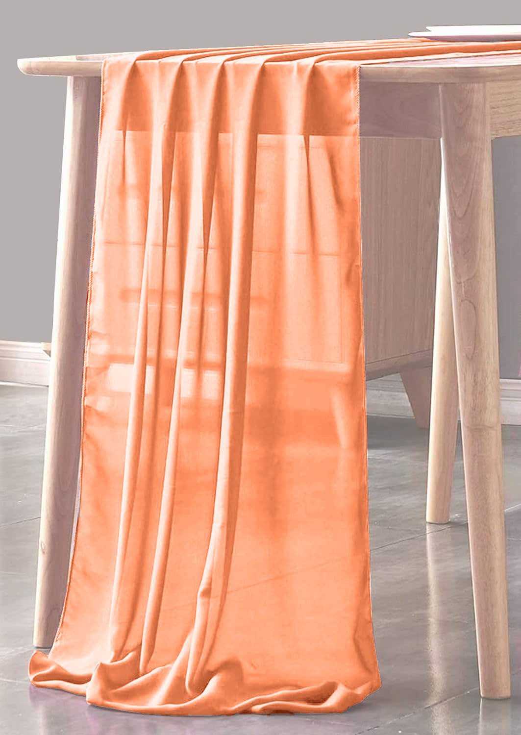 CHIFFON SHEER TABLE RUNNER (29" inches x 180" inches) - New Creations Fabric & Foam Inc