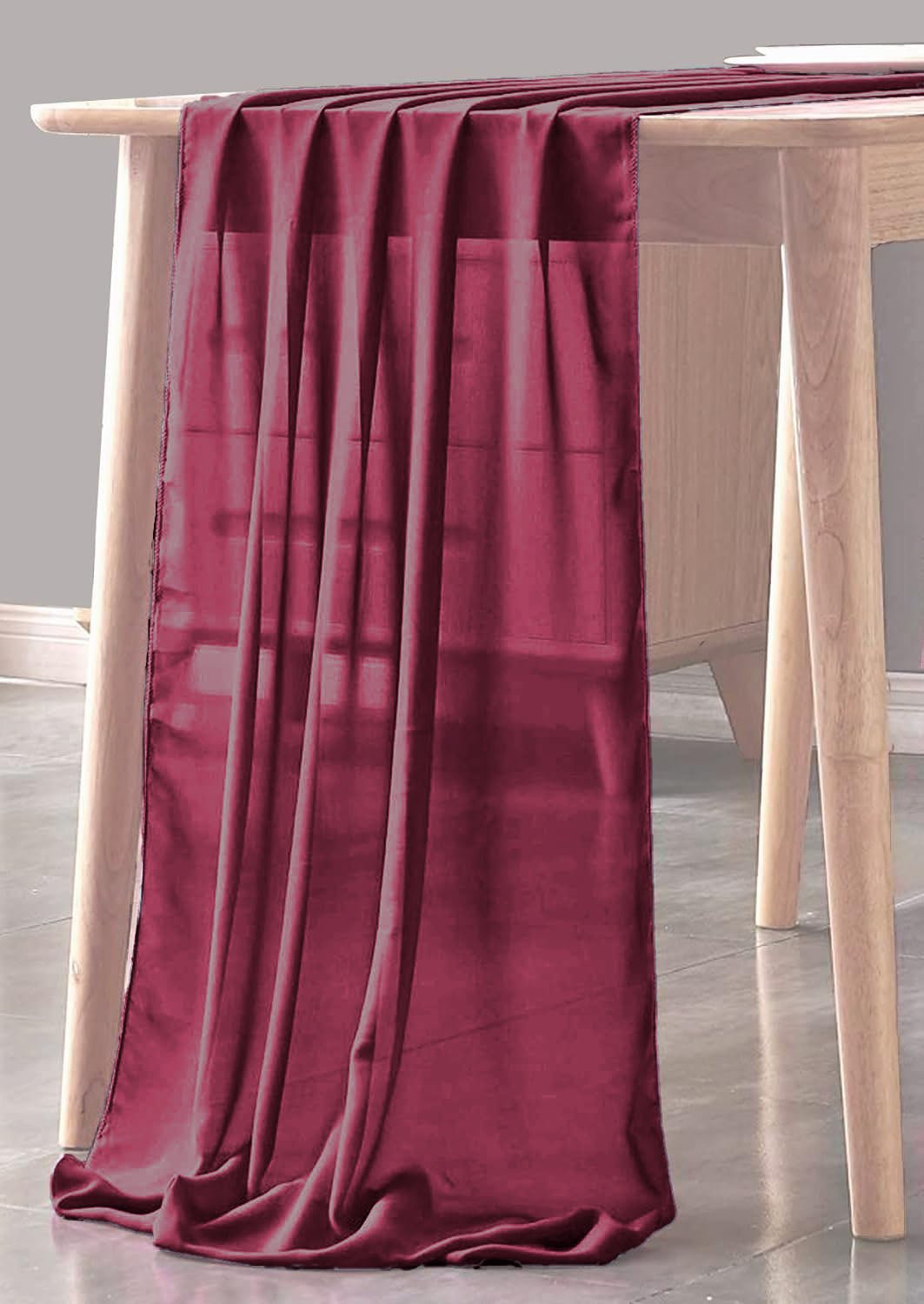 CHIFFON SHEER TABLE RUNNER (29" inches x 180" inches) - New Creations Fabric & Foam Inc