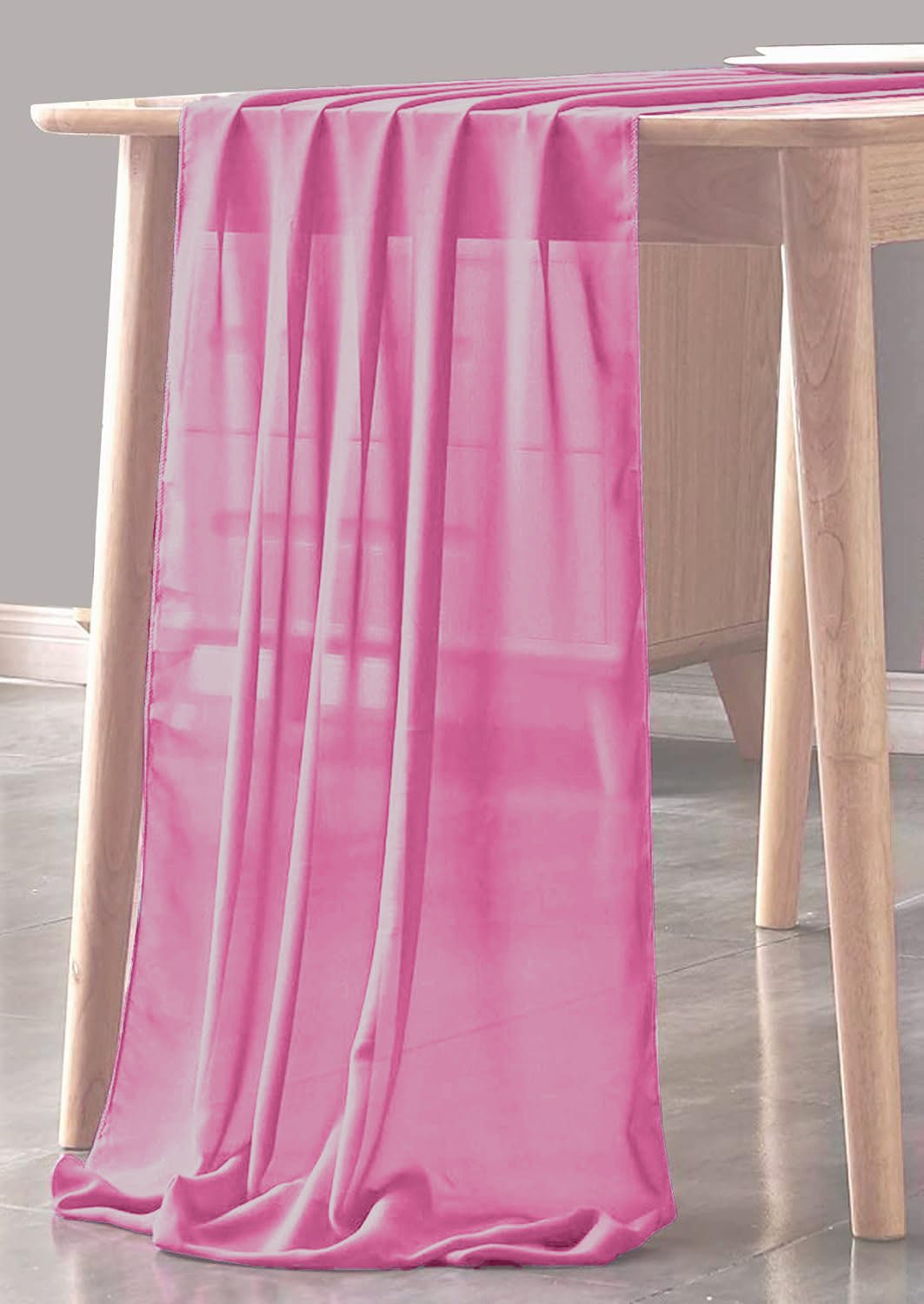 CHIFFON SHEER TABLE RUNNER (29" inches x 180" inches) - New Creations Fabric & Foam Inc