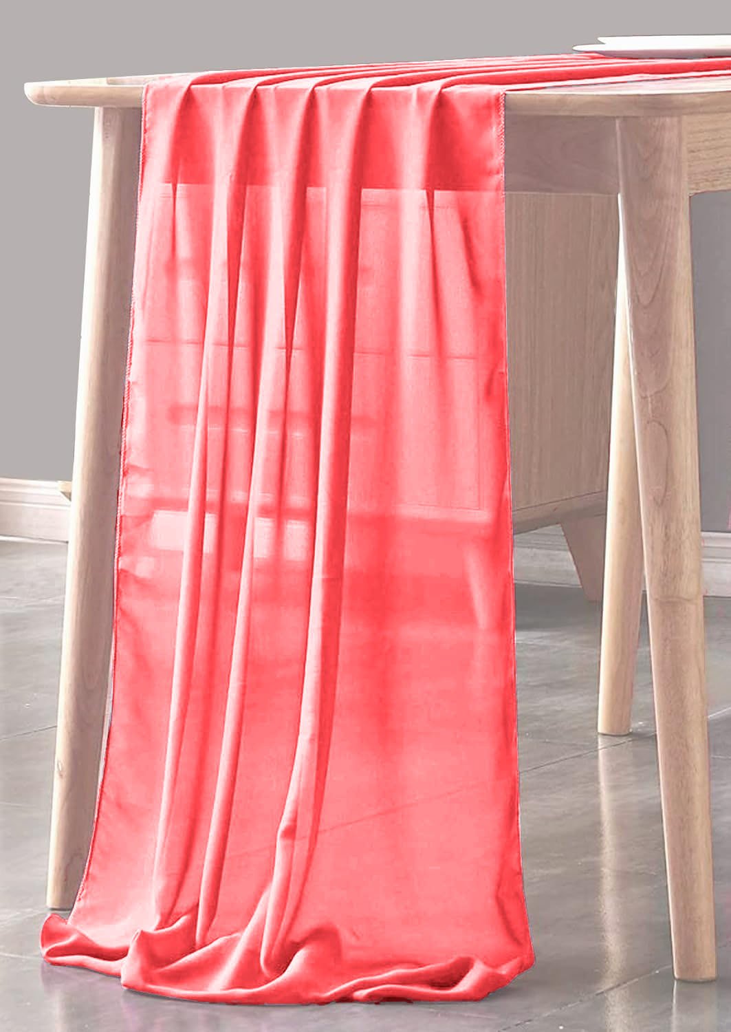 CHIFFON SHEER TABLE RUNNER (29" inches x 180" inches) - New Creations Fabric & Foam Inc