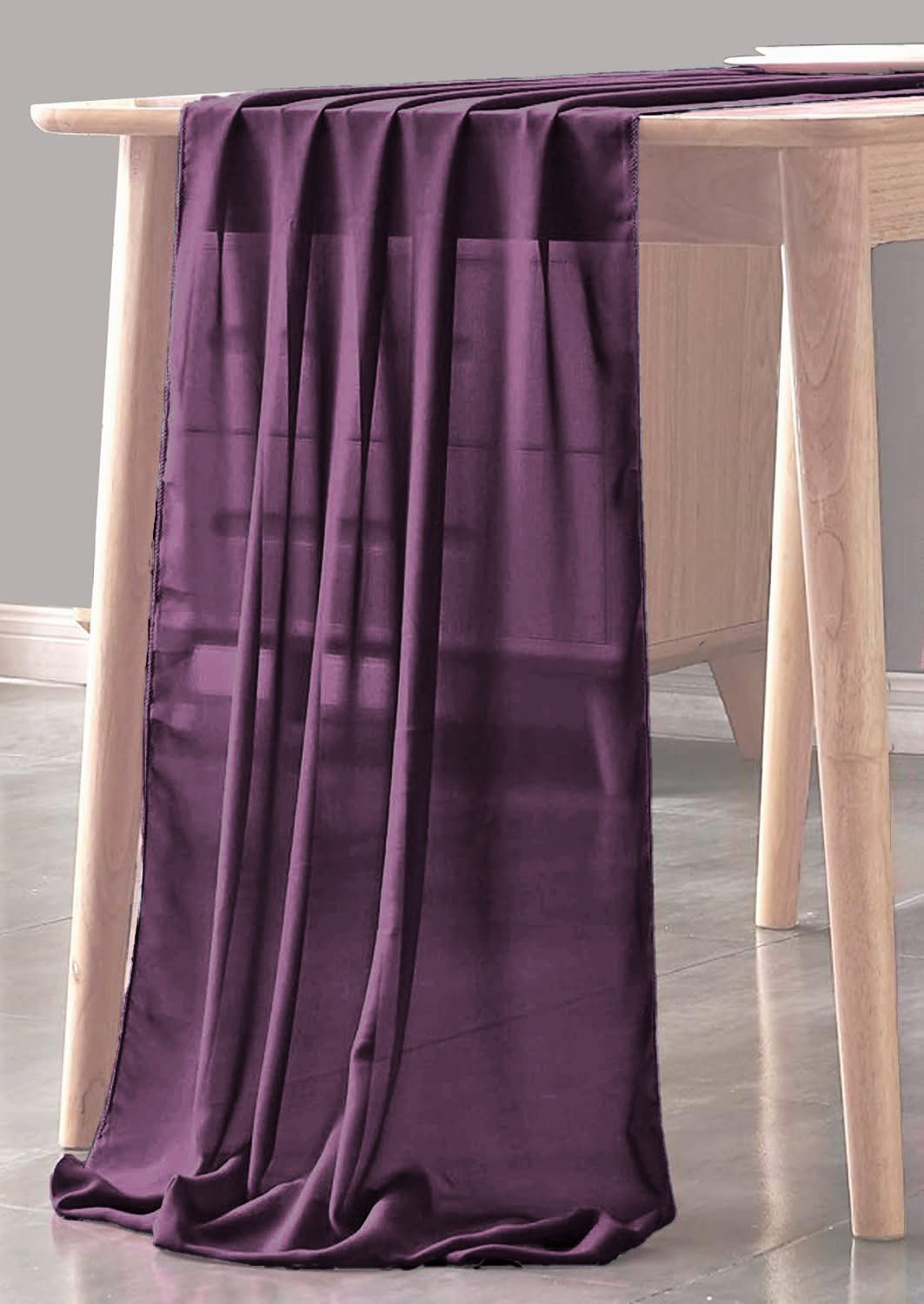 CHIFFON SHEER TABLE RUNNER (29" inches x 180" inches) - New Creations Fabric & Foam Inc