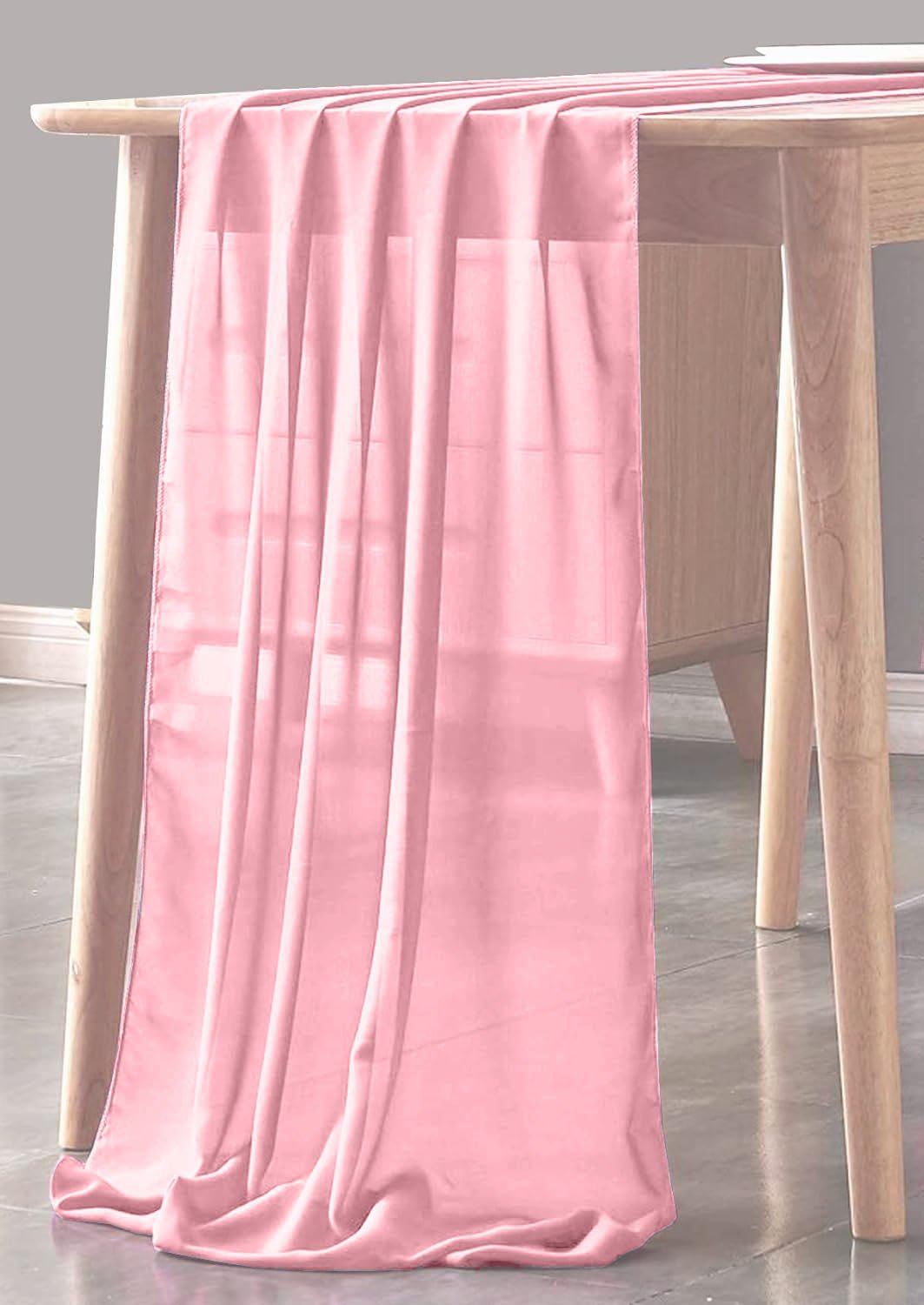 CHIFFON SHEER TABLE RUNNER (29" inches x 180" inches) - New Creations Fabric & Foam Inc