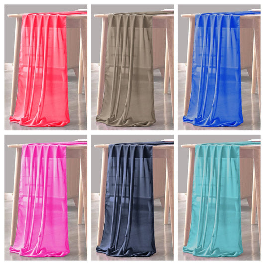 CHIFFON SHEER TABLE RUNNER (29" inches x 180" inches) - New Creations Fabric & Foam Inc
