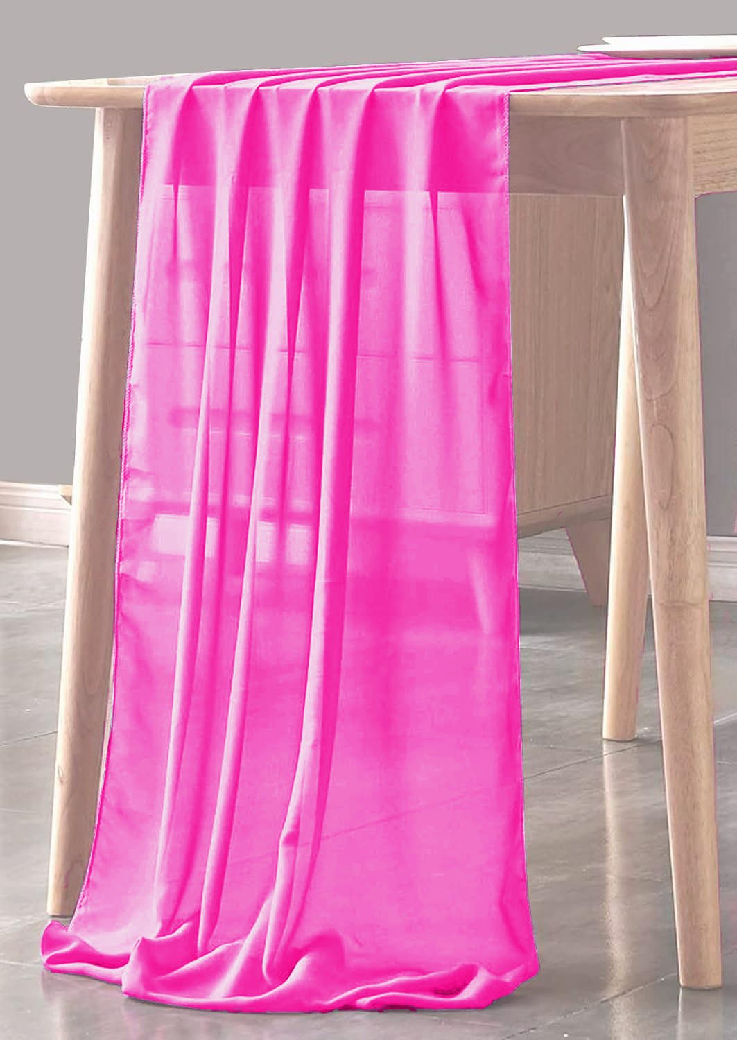 CHIFFON SHEER TABLE RUNNER (29" inches x 180" inches) - New Creations Fabric & Foam Inc