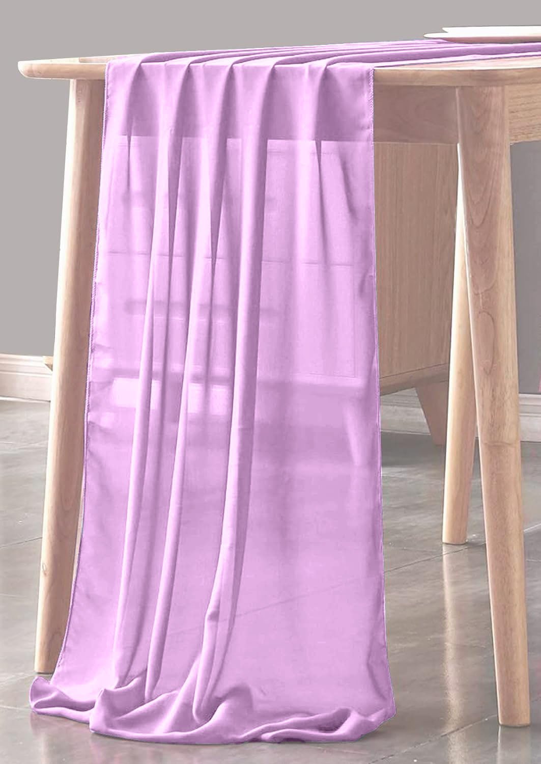 CHIFFON SHEER TABLE RUNNER (29" inches x 180" inches) - New Creations Fabric & Foam Inc