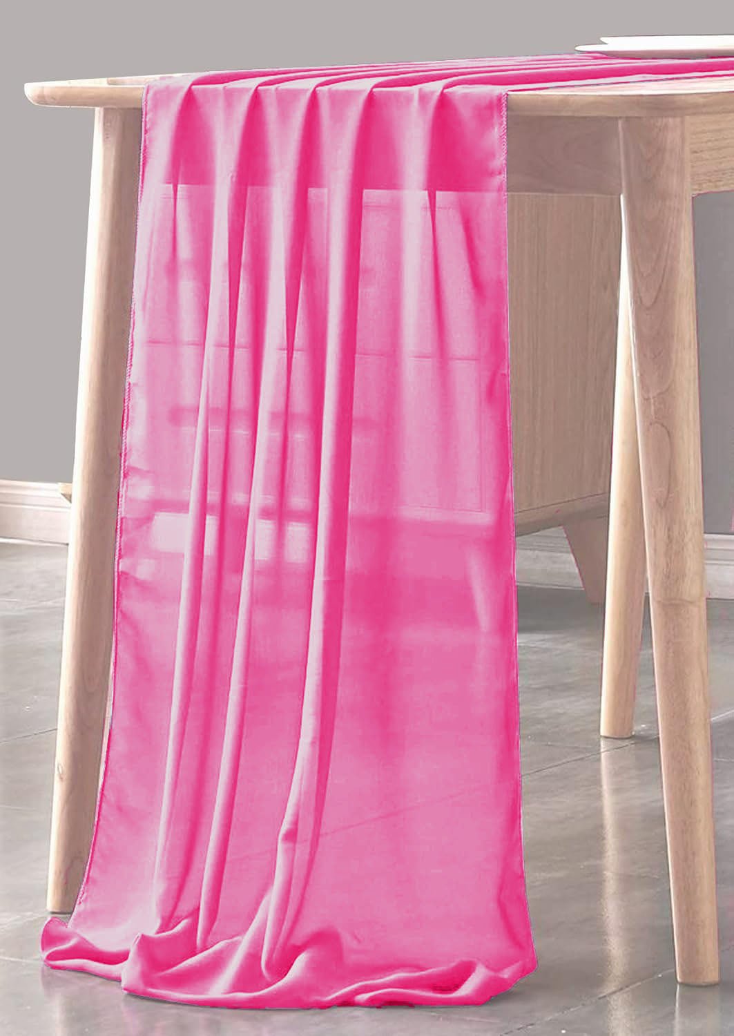 CHIFFON SHEER TABLE RUNNER (29" inches x 180" inches) - New Creations Fabric & Foam Inc